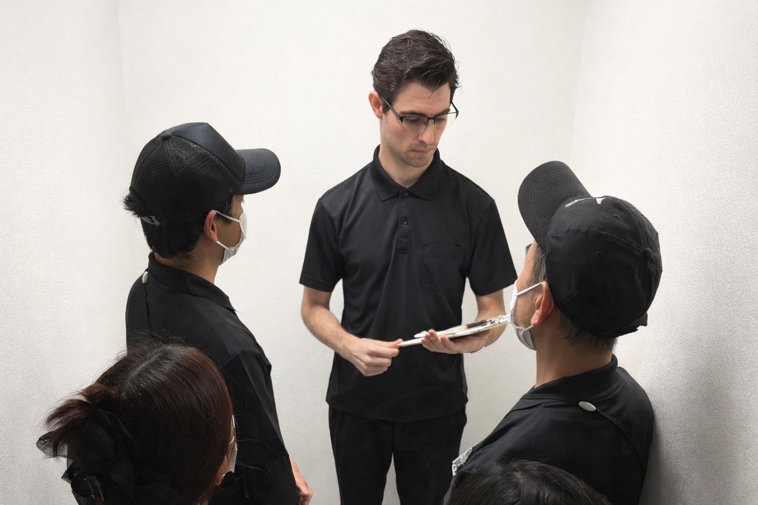 スタッフの打ち合わせ